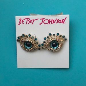 💗💋Betsey Johnson Eye Earrings💋💗